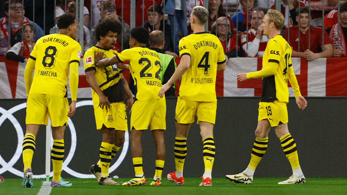 Bundesliga, Μπάγερν Μονάχου - Ντόρτμουντ 0-2: Άλωσε την «Allianz Arena» και δίνει το πρωτάθλημα στην Λεβερκούζεν - Δείτε τα γκολ 