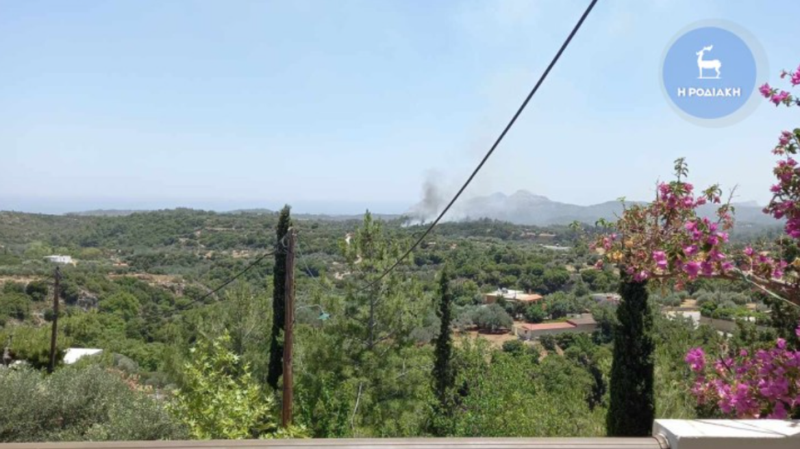 Έσβησε η φωτιά στη Ρόδο, στην περιοχή Ψίνθος