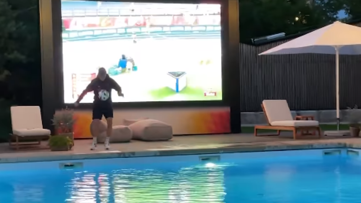 Euro 2024: Επίδειξη υψηλής τεχνικής από τους Γερμανούς διεθνείς γύρω από την πισίνα - Βίντεο 