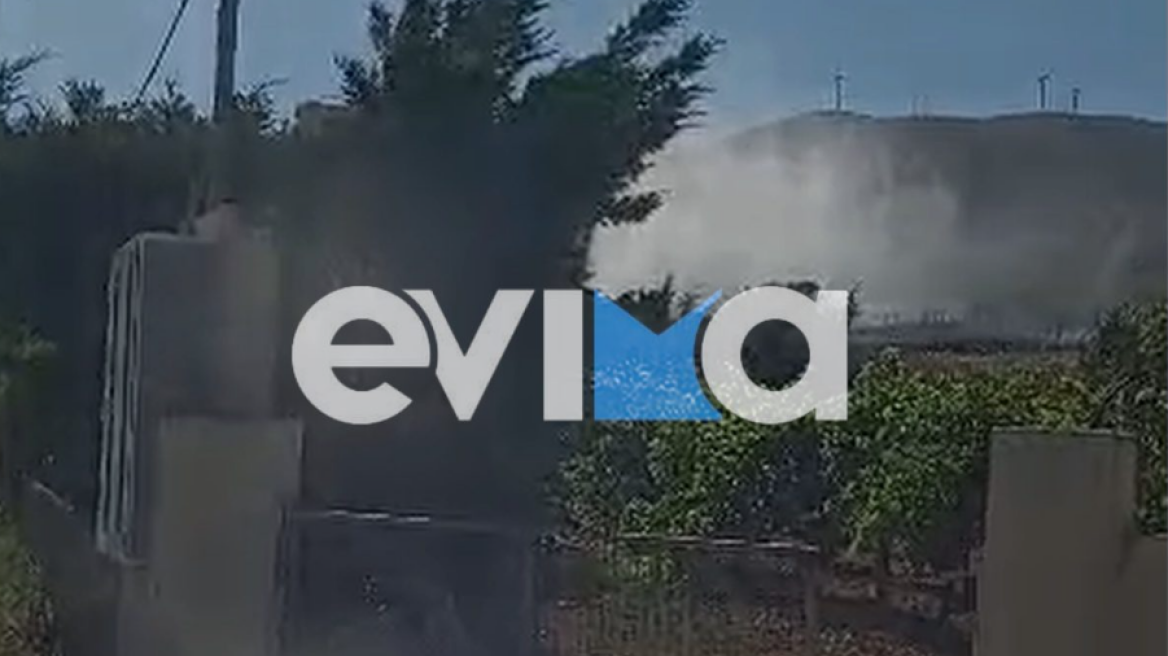 Σε ύφεση η φωτιά στην Κάρυστο Ευβοίας - Παραμένουν δυνάμεις στην περιοχή