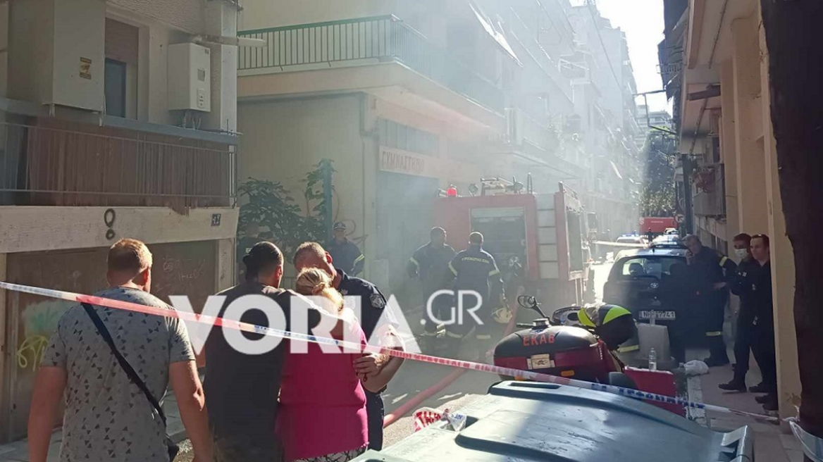 Νεκρή εντοπίστηκε ηλικιωμένη έπειτα από φωτιά σε διαμέρισμα πέμπτου ορόφου στη Θεσσαλονίκη
