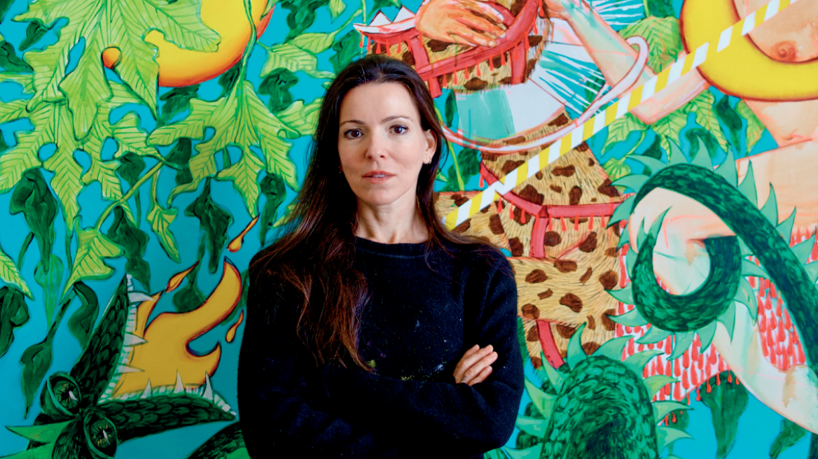 Τα “κακά κορίτσια” κυριαρχούν στους πίνακες της Στέλλας Καπεζάνου