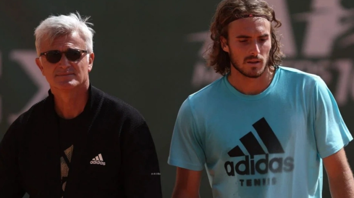 Ο Στέφανος Τσιτσιπάς προπονήθηκε με τον πατέρα του, Απόστολο, μετά από ένα χρόνο, στο Τορόντο 