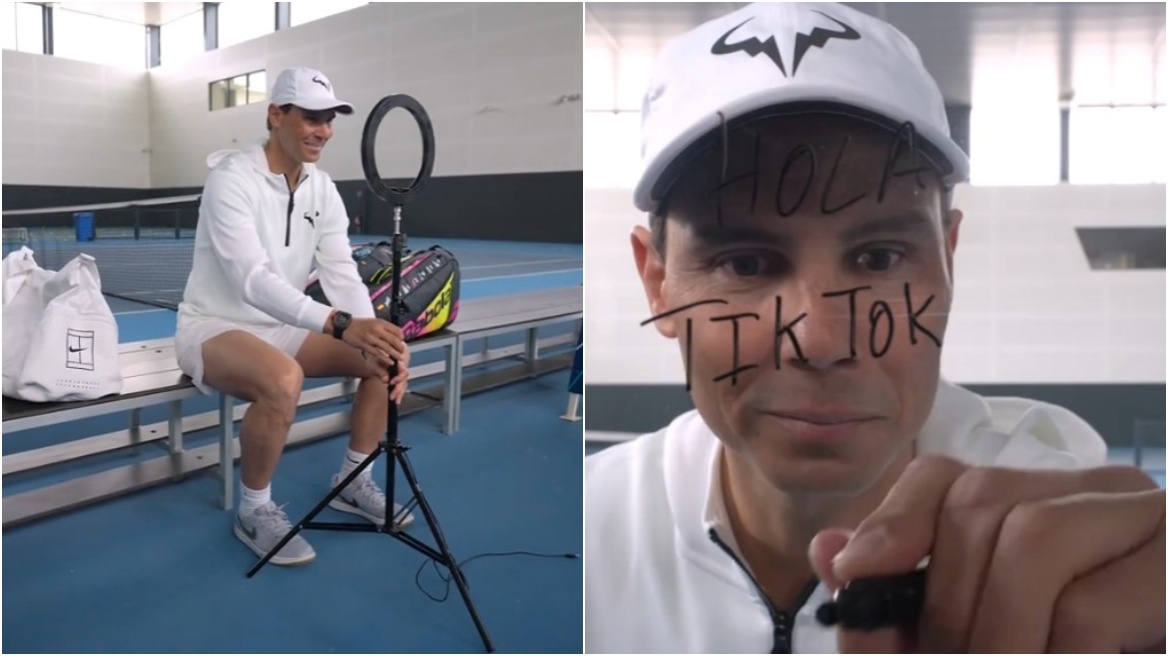 Ο Ράφα Ναδάλ κάνει το ντεμπούτο του στο TikTok και γίνεται viral!