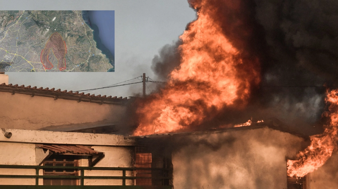 Εκπρόσωπος Πυροσβεστικής: Διάσπαρτες εστίες σε Γέρακα, Ανθούσα, Παλλήνη και Διώνη