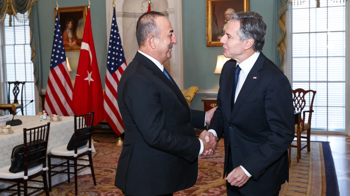ΗΠΑ: «Γκρίνια» Τσαβούσογλου σε Μπλίνκεν – Ζήτησε πολιτική ίσων αποστάσεων απέναντι σε Τουρκία και Ελλάδα