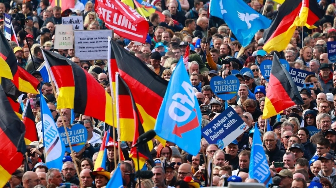 Νέο ρεκόρ σε δημοσκόπηση για το ΑfD – Δεύτερη δύναμη στη Γερμανία