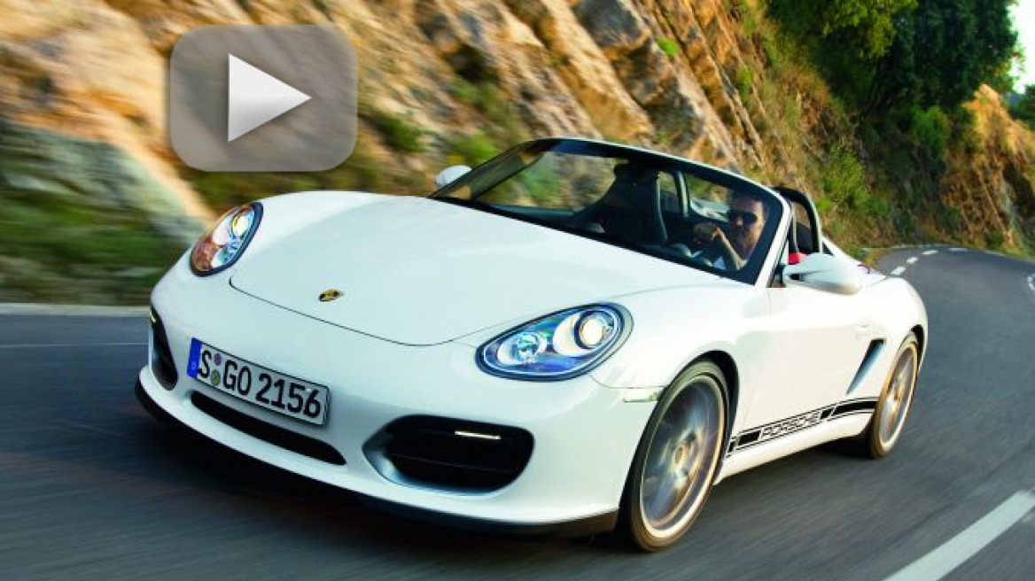 Στα χέρια μας η Porsche Boxster Spyder (video)