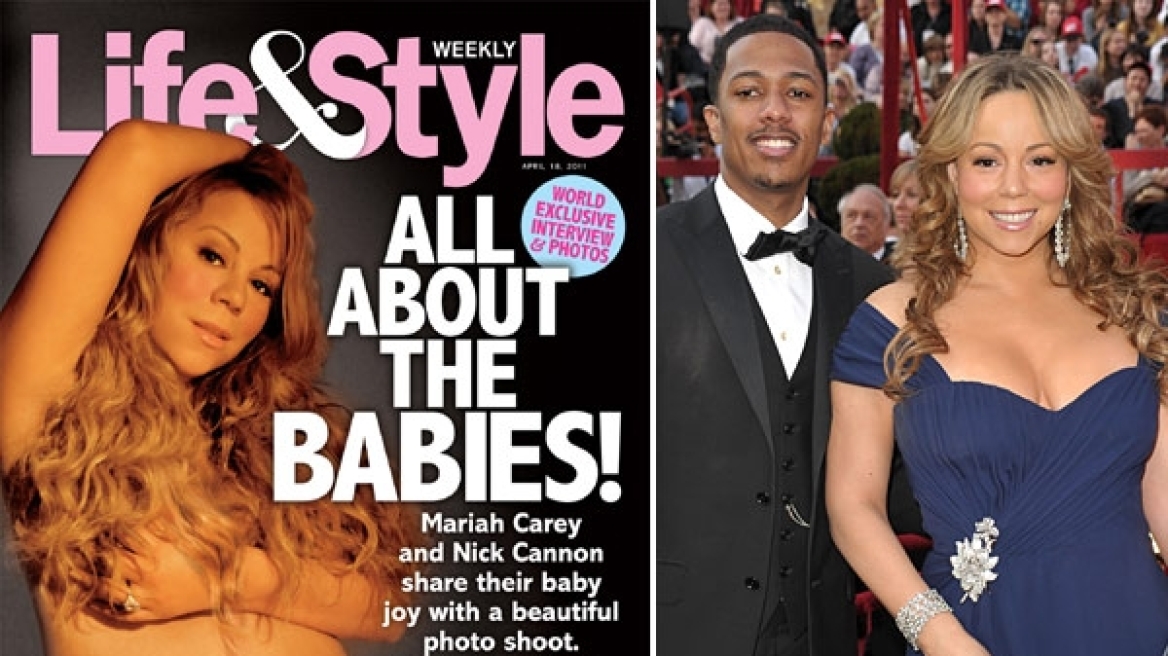 Mariah Carey: Γυμνή και έγκυος στο «Life & Style»