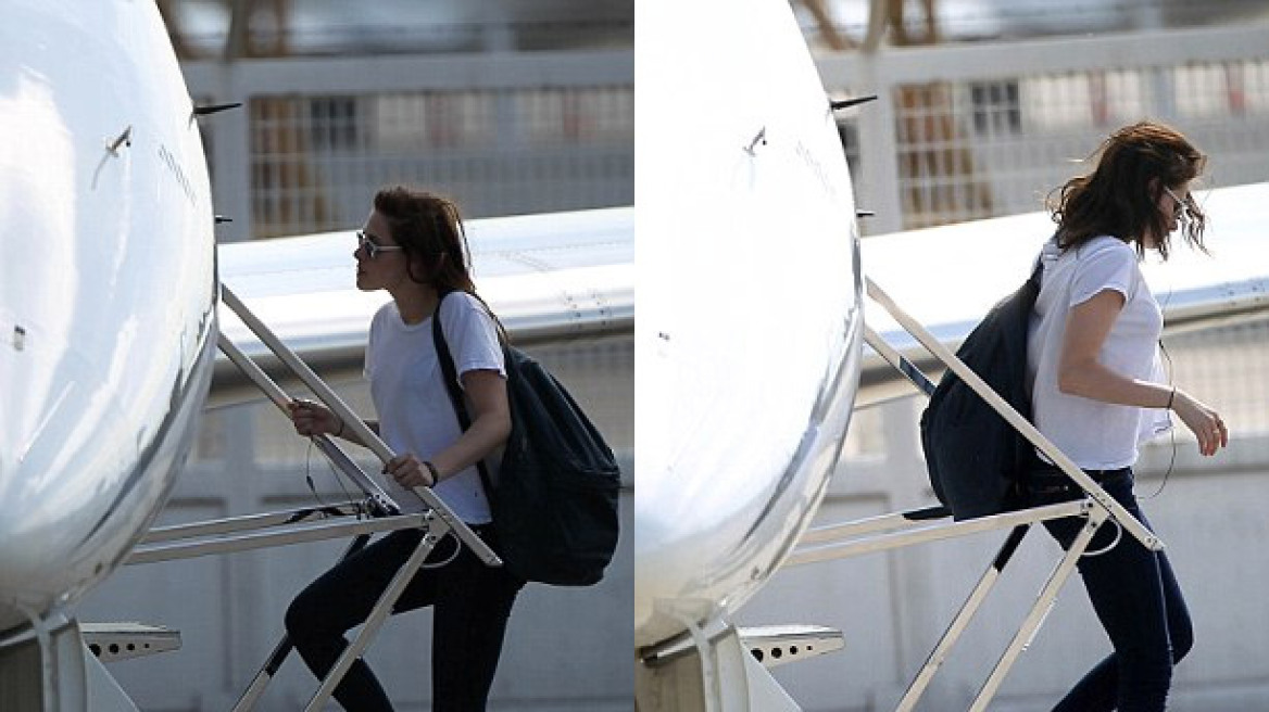 Kristen Stewart: Πήγε να φύγει με «ξένο» αεροπλάνο…
