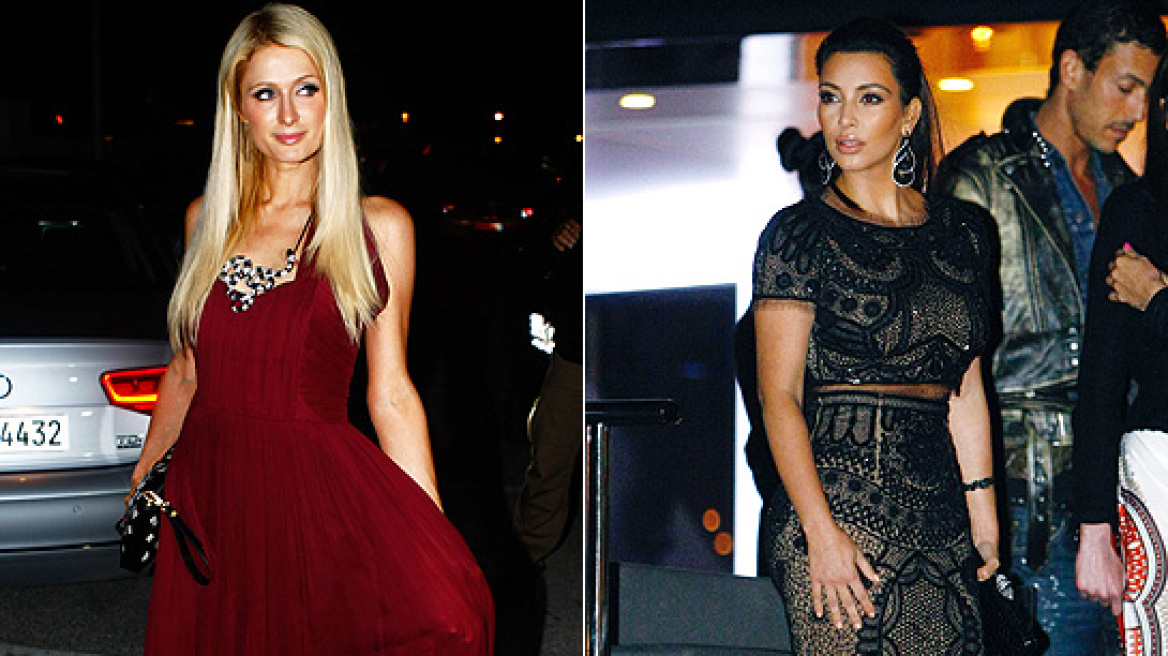 Kim Kardashian VS Paris Hilton: Δύο «ξένες» στο ίδιο party!