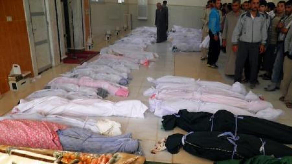 ΟΗΕ: Τουλάχιστον 108 οι νεκροί από τη σφαγή στη Χούλα