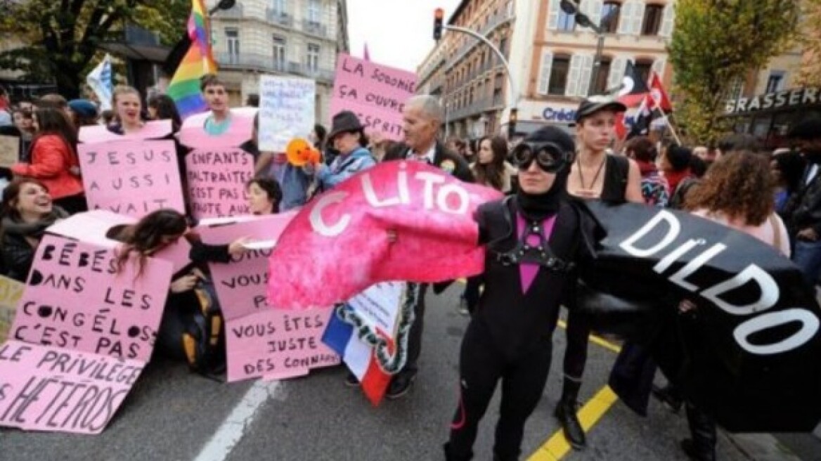 Στους δρόμους οι Γάλλοι κατά των gay γάμων 