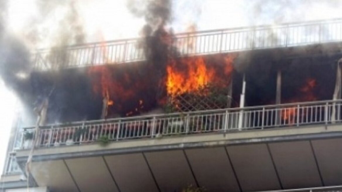 Ζημιές 100.000 ευρώ από φωτιά σε διαμέρισμα στο Ρέθυμνο