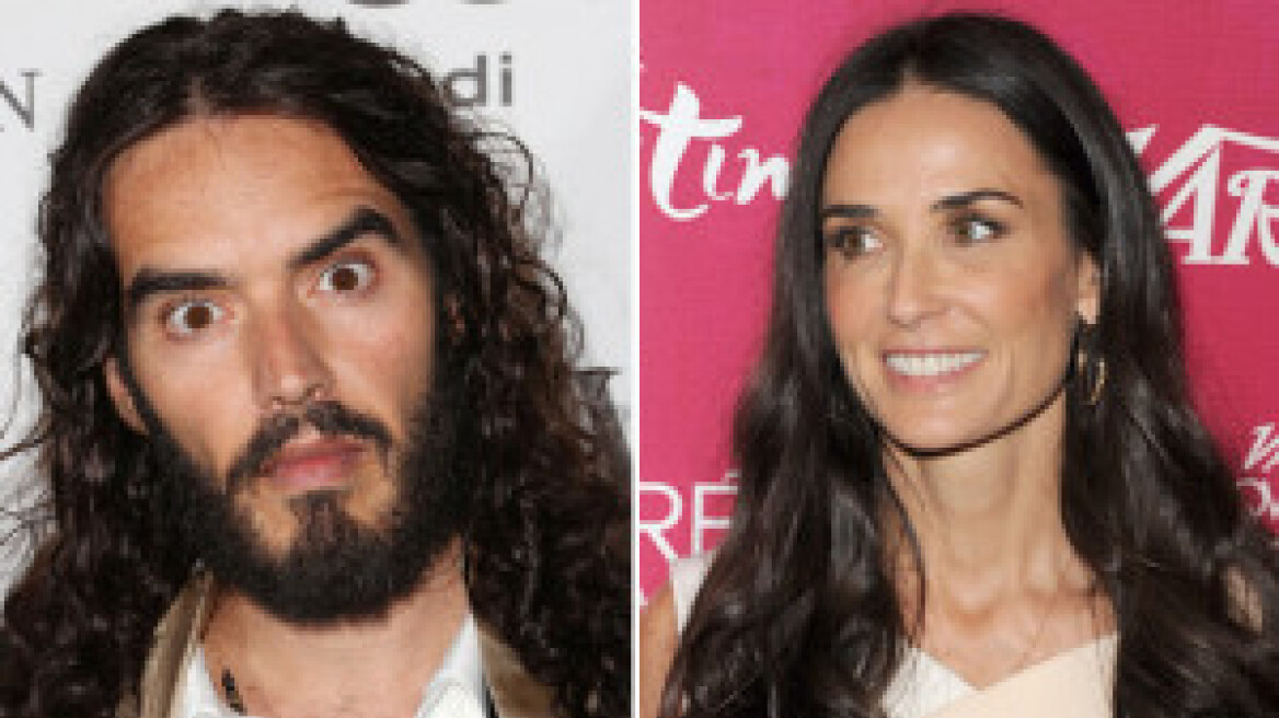 Η Demi Moore τα έχει με τον Russell Brand! 