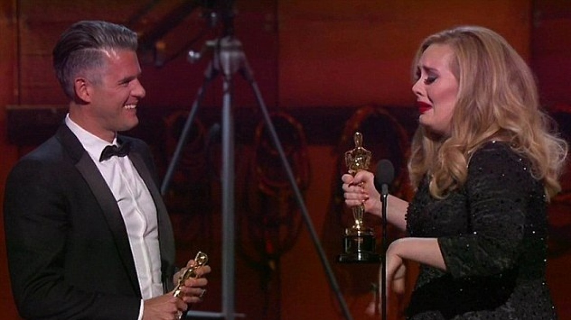 Όσκαρ 2013: Η συγκίνηση της Adele και το «ευχαριστώ» στον σύντροφό της 