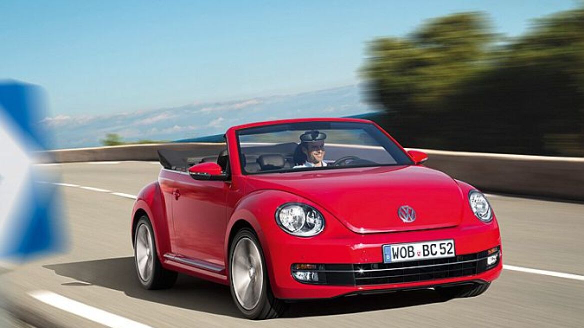 Ανοιξη με VW Beetle cabrio