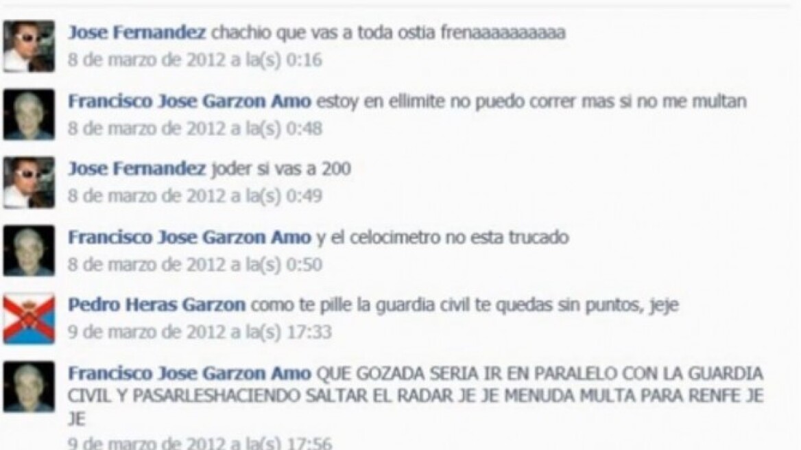 Ο μηχανοδηγός που «σκότωσε» 80 Ισπανούς πανηγύριζε στο Facebook όταν έφτασε τα 200χλμ 