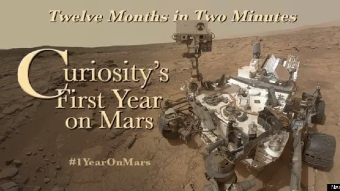 Δείτε βίντεο από τον πρώτο χρόνο του «Curiosity» στον Αρη