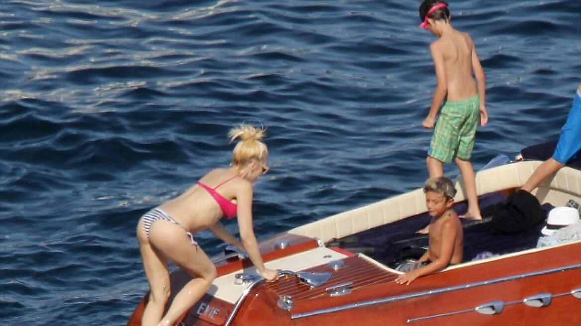 Gwen Stefani: Διακοπές στη Μεσόγειο