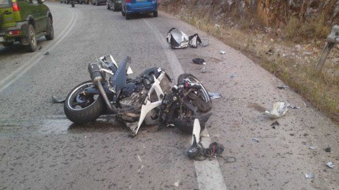 Κρήτη: Νεαρός μοτοσικλετιστής άφησε την τελευταία του πνοή στην άσφαλτο