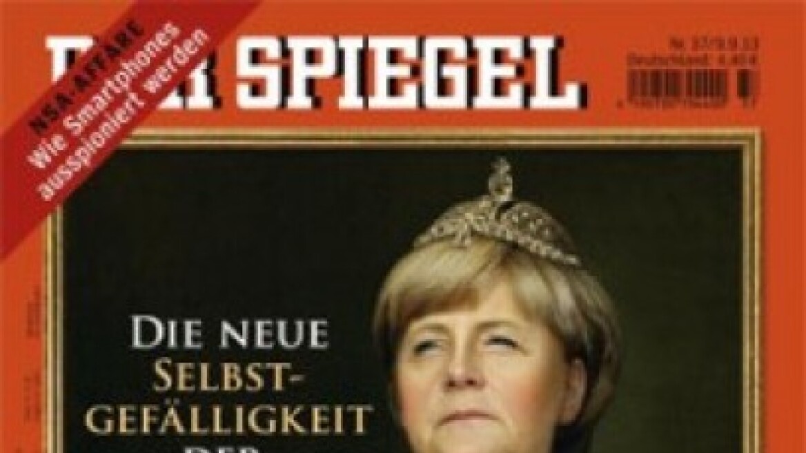 Το Spiegel μεταμφίεσε τη Μέρκελ σε βασίλισσα Ελισάβετ!