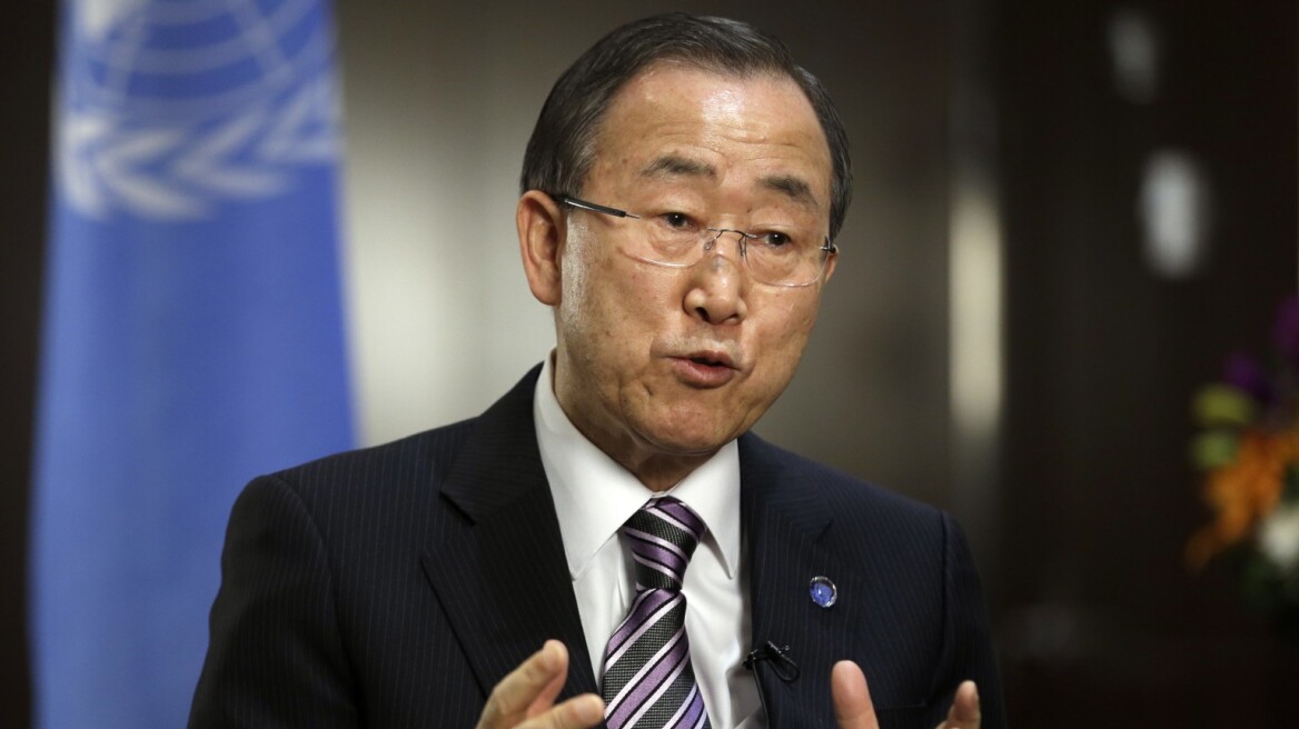 ΟΗΕ: Προβληματισμένος ο Μπαν Κι-μουν με την Συρία 
