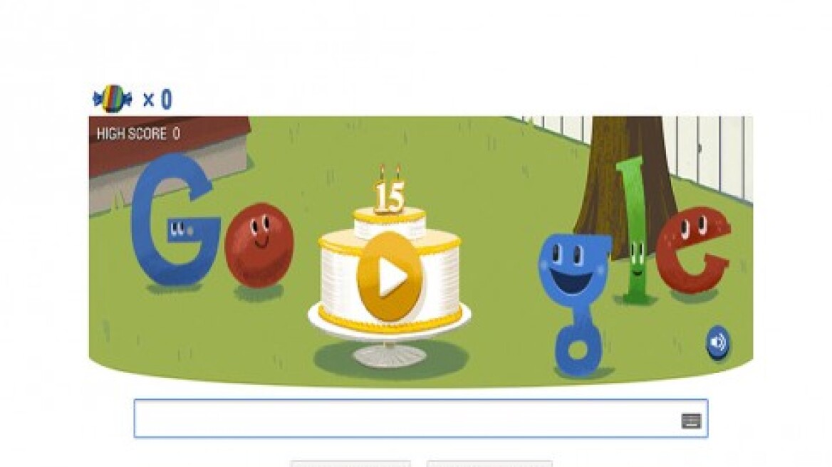 Το νέο παιχνίδι της Google για τα 15α γενέθλιά της 