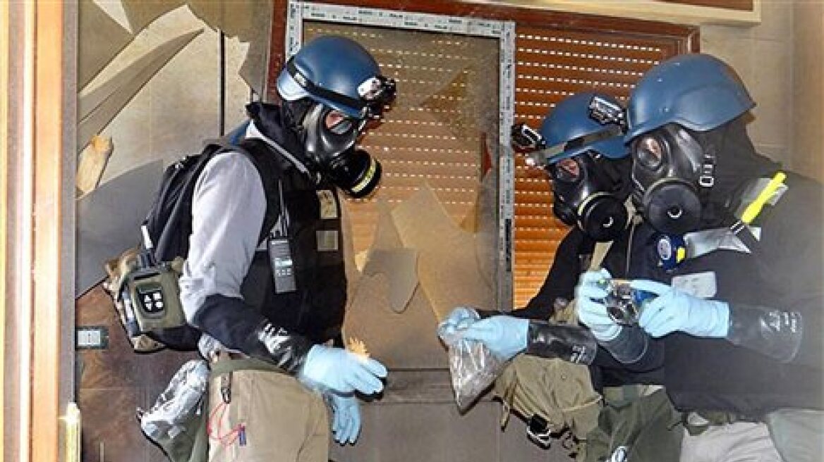 Συρία: Την Τρίτη ξεκινούν οι επιθεωρήσεις για το χημικό οπλοστάσιο