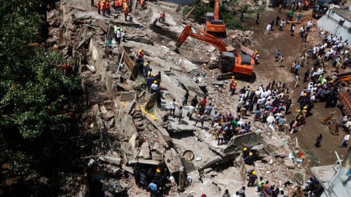 Ινδία: Στους 50 οι νεκροί από την κατάρρευση κτιρίου