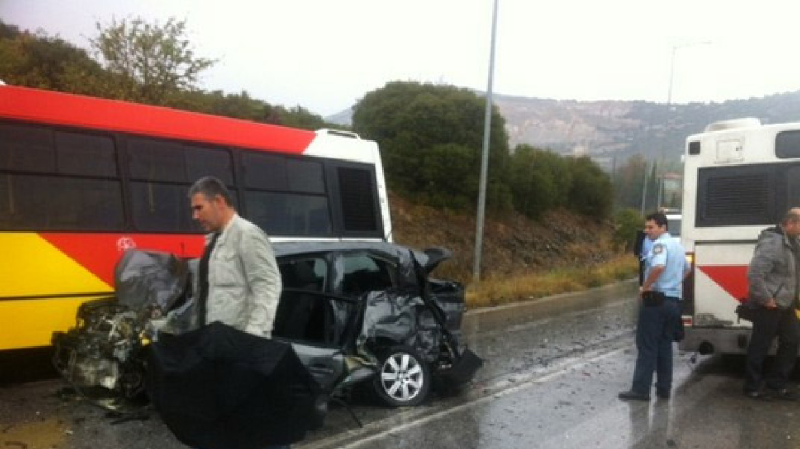 23χρονος στρατιώτης νεκρός σε μετωπική σύγκρουση λεωφορείου με ΙΧ στη Θεσσαλονίκη 