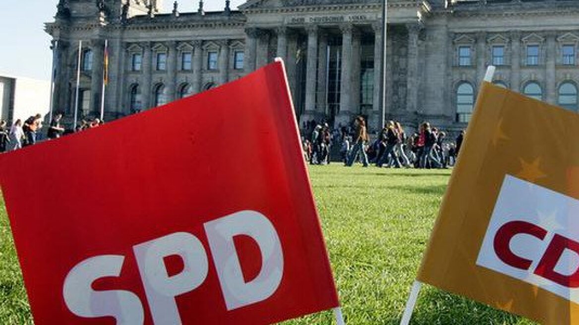 Σε εξέλιξη η δεύτερη συνάντηση του κόμματος της Μέρκελ με το SPD 