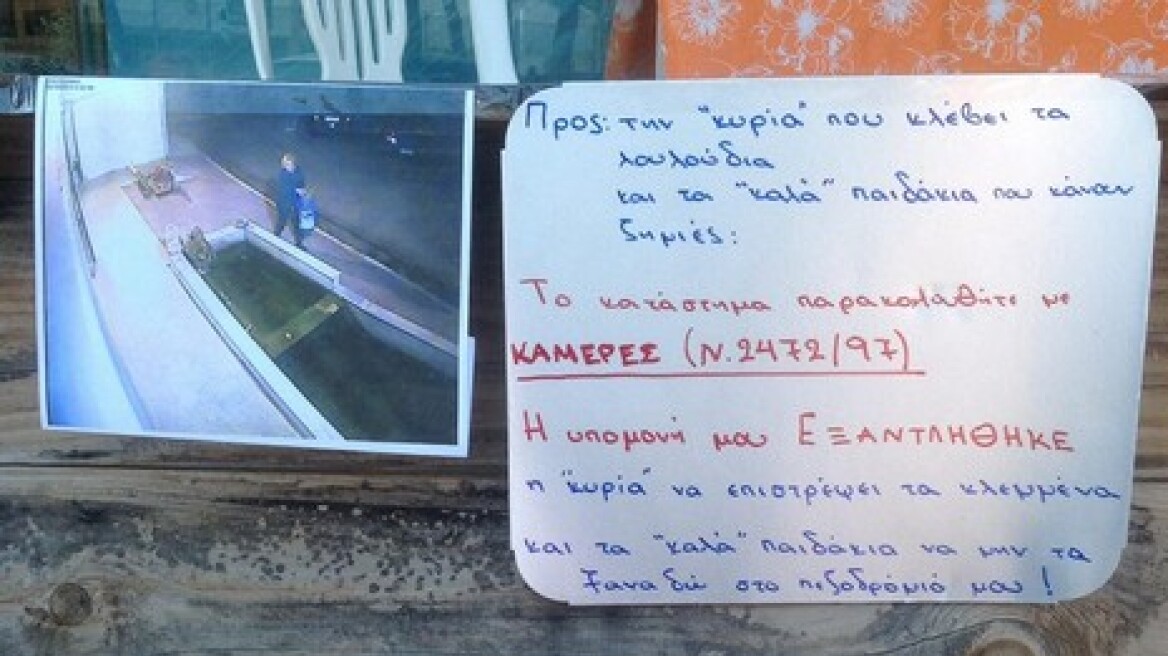 Θεσσαλονίκη: Έβαλε κάμερα ασφαλείας για το... παρτέρι της!