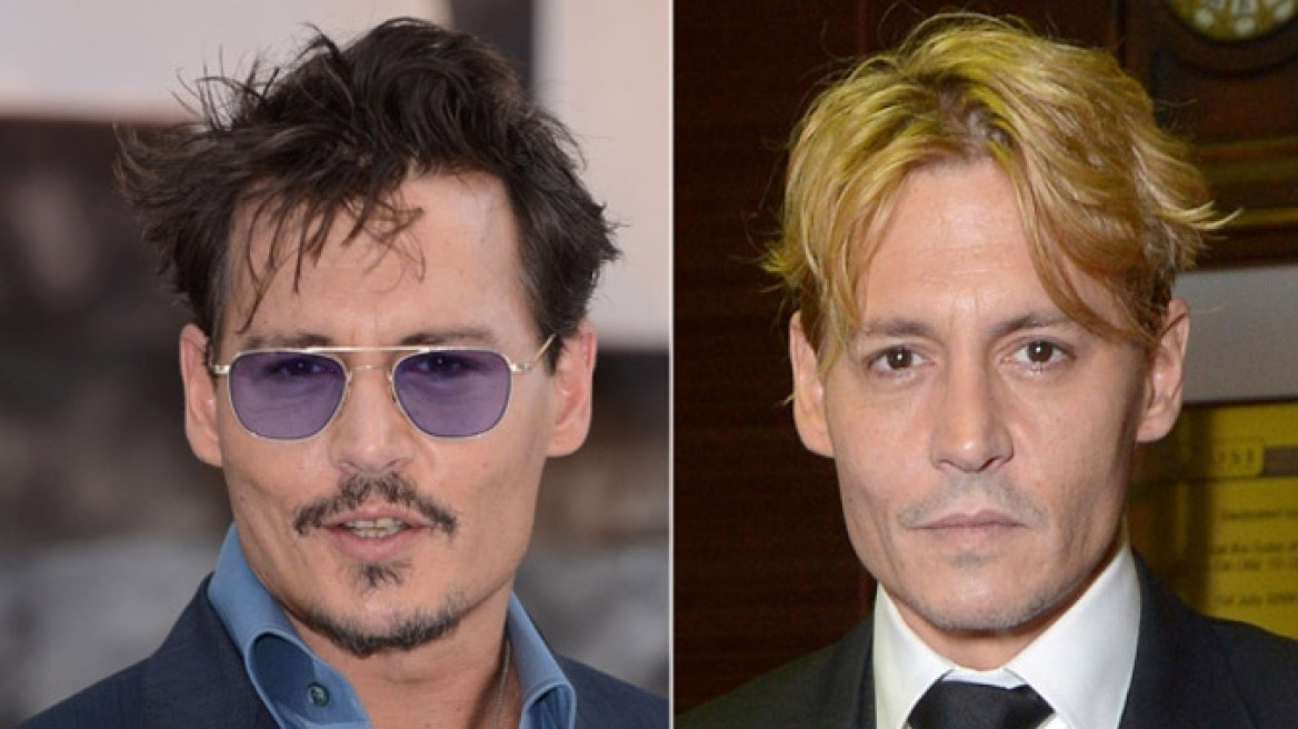 Ο Johnny Depp έβαψε τα μαλλιά του ξανθά!