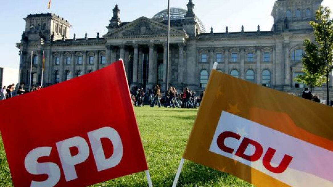 Γερμανία: Παραμένουν τα «αγκάθια» για κυβέρνηση Χριστιανοδημοκρατών - Σοσιαλδημοκρατών