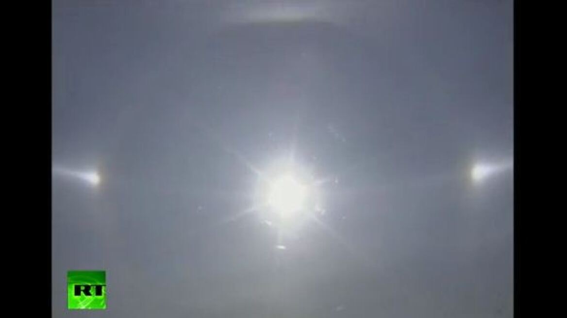 Δείτε το βίντεο με τους τρεις ήλιους που φώτισαν τον ουρανό της Κίνας