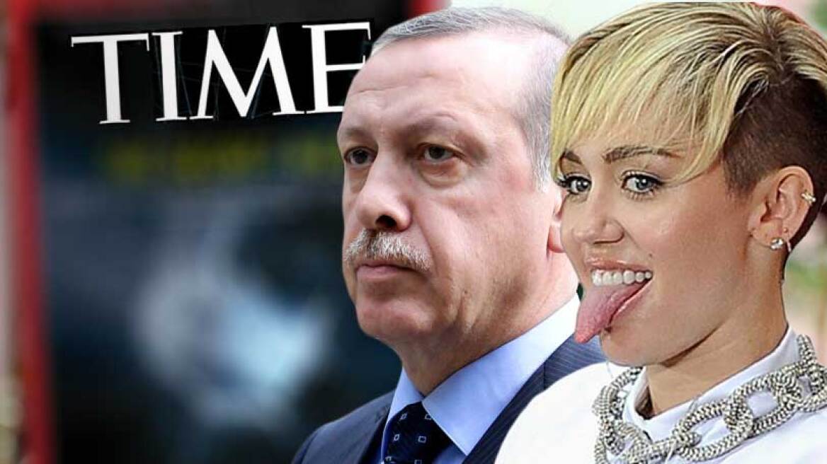 Time: Πρόσωπα της χρονιάς η Miley Cyrus και ο Ερντογάν!