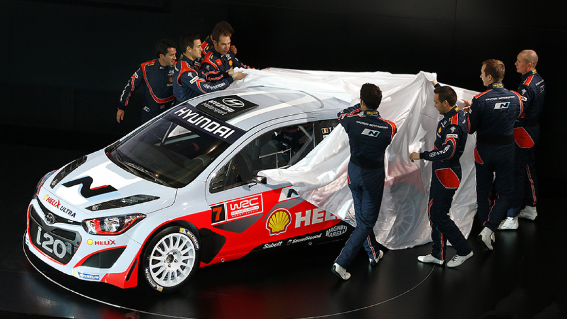 Το αγωνιστικό Hyundai i20 για το WRC