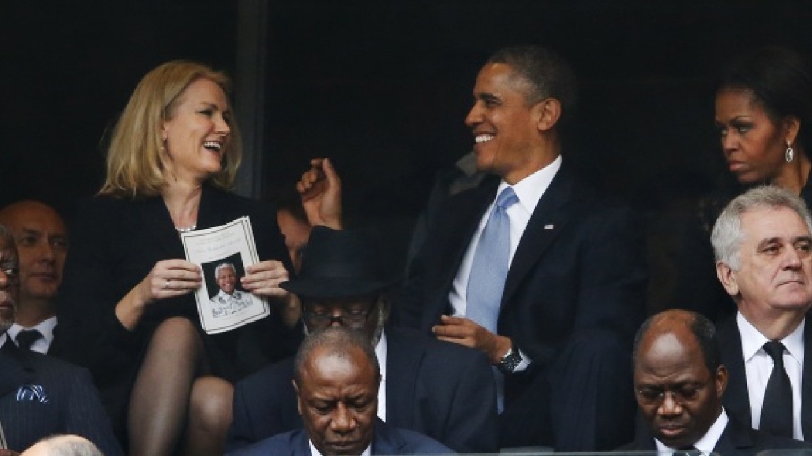 New York Post: Ο Ομπάμα έκανε σαν αγόρι που βράζουν οι ορμόνες του με τη Δανή πρωθυπουργό!