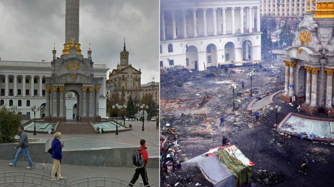 Κίεβο: Το πριν και το μετά σε 7 κλικ
