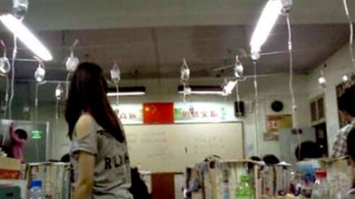 Φωτογραφία-σοκ από Σανγκάη: Πρώτοι οι μαθητές στις επιδόσεις με... ορούς αμινοξέων