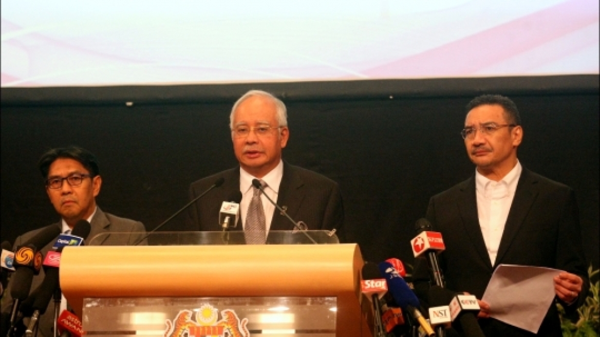 Πρωθυπουργός Μαλαισίας: Η πτήση MH370 «τερματίστηκε» στο νότιο Ινδικό Ωκεανό 