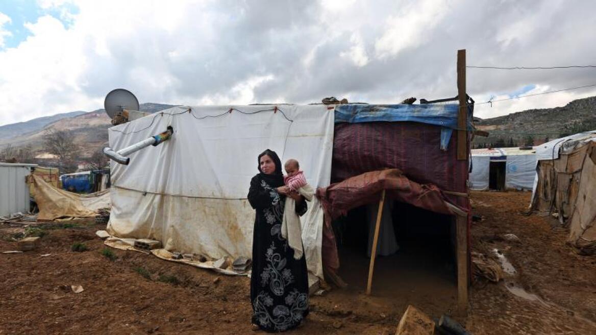 Πάνω από 1 εκατ. οι Σύροι πρόσφυγες στον Λίβανο