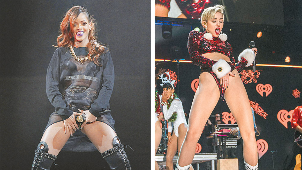 Rihanna Vs Miley: Ποια τα πετάει καλύτερα; 