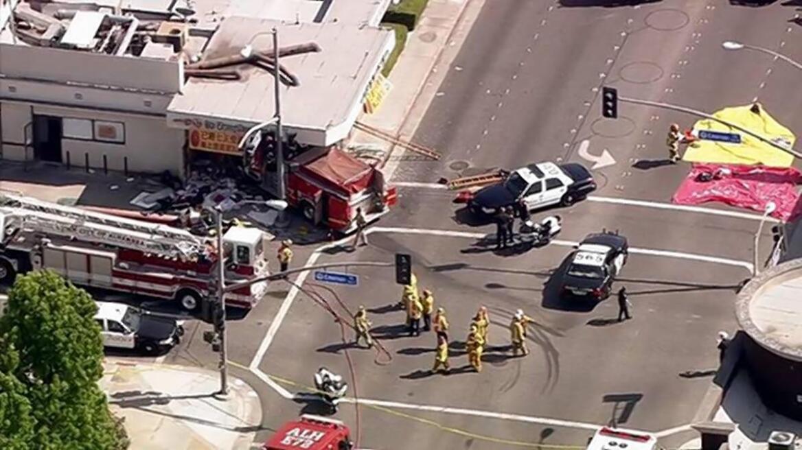 Καλιφόρνια: Πυροσβεστικό όχημα εισέβαλε σε κινέζικο εστιατόριο, αρκετοί οι τραυματίες