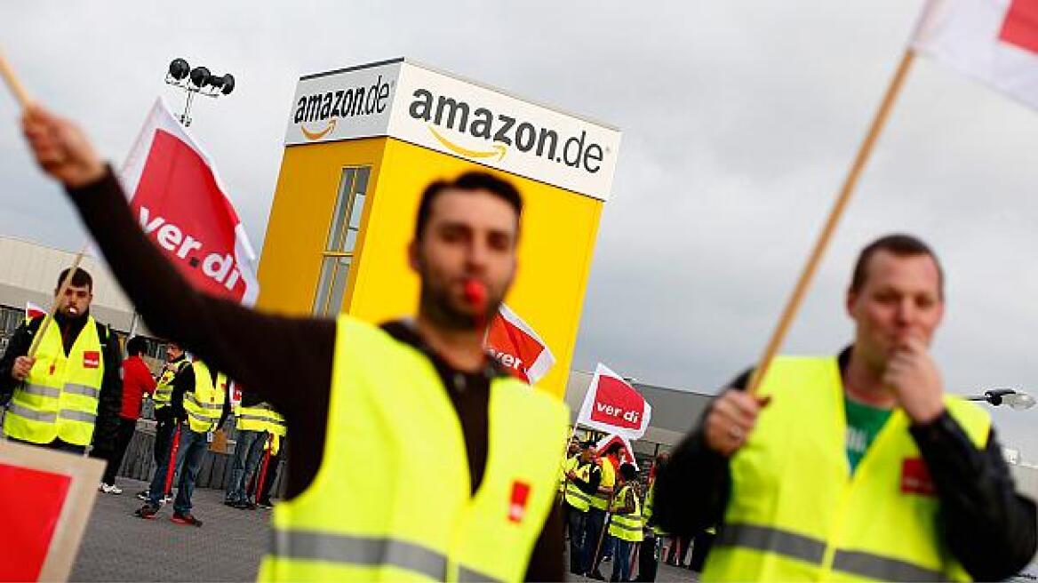 «Πόλεμος» Amazon - εργαζομένων στη Γερμανία