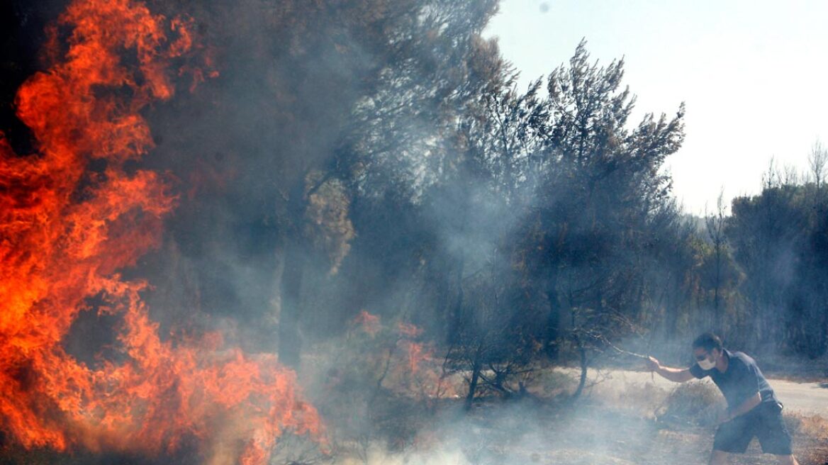 Στις φλόγες κατοικίες στη Λέσβο, ανήμερα του Πάσχα 
