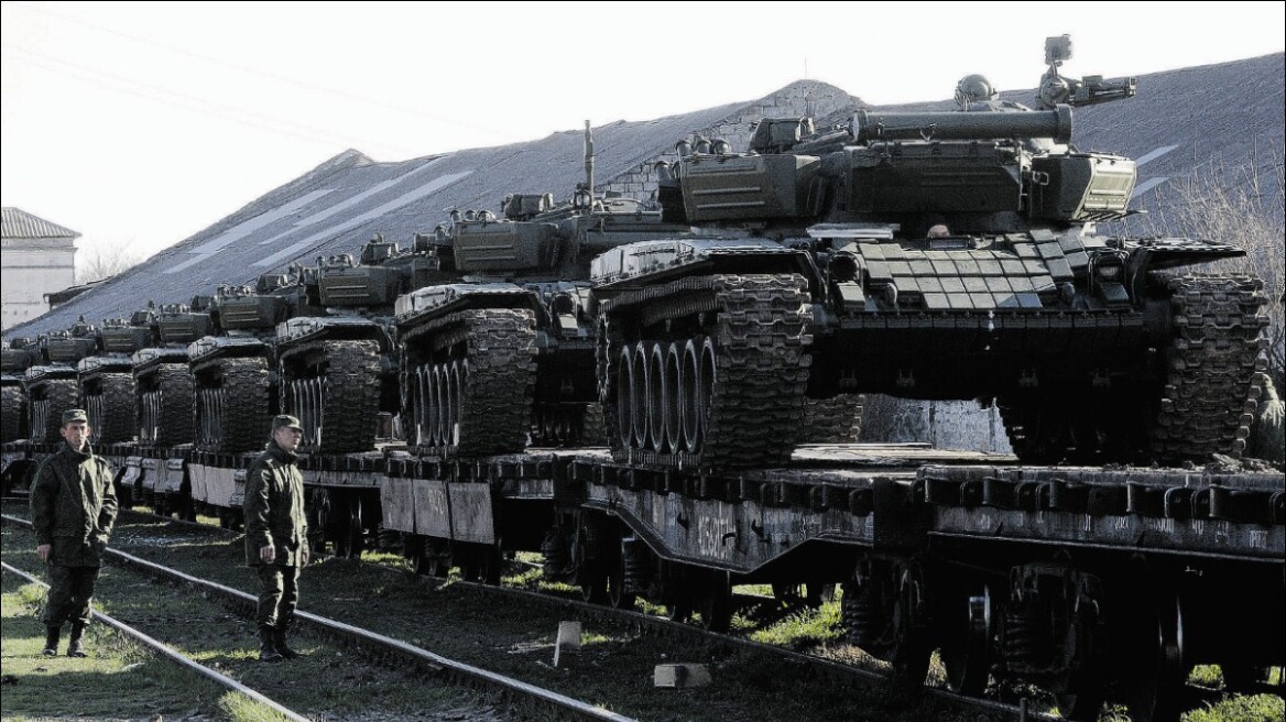 Δείτε ρωσικά άρματα να προελαύνουν σε ουκρανικό έδαφος