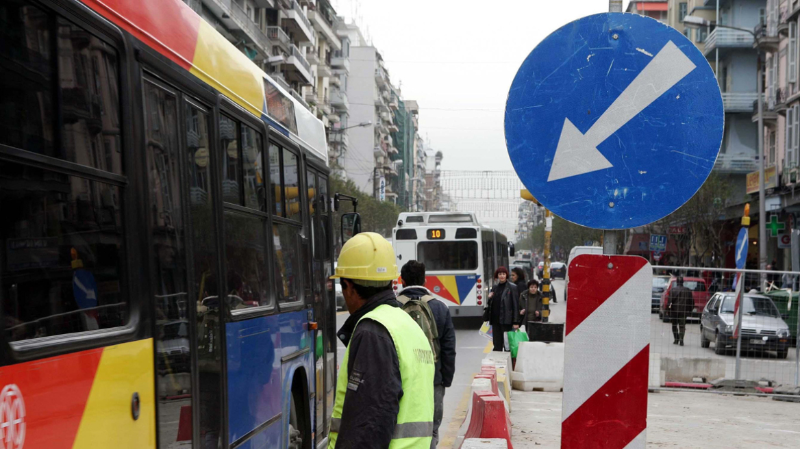 Θεσσαλονίκη: Νέες κυκλοφοριακές ρυθμίσεις λόγω έργων για το Μετρό