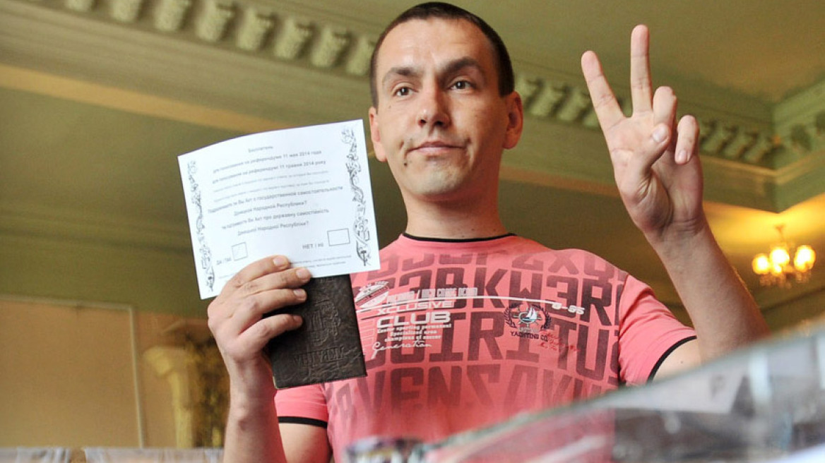 Ουκρανία: Υπέρ της ανεξαρτησίας ψήφισε το 89% των πολιτών του Ντονέτσκ